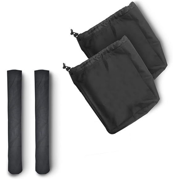 EcoNour Side Mirror Covers and Wiper Blade Covers | Fits for Most Cars, SUV's, Vans, and Trucks | Durable Snow Mirror