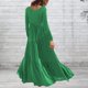 thumbnail image 3 of Vestido de otoño con dobladillo asimétrico Vestido holgado de gran tamaño para mujer Traje de vacaciones de línea A, 3 of 8
