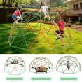 thumbnail image 6 of 10FT Jungle Gym,Climbing Dome with Hammock & Swing,Outdoor Playground Climbers for Kids 3-12, 6 of 11