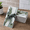 Ice Green-100, variant on Dolomite White 100-piece PVC Subway Peel and Stick Wall Tiles for Kitchen, Bathroom, Fireplace