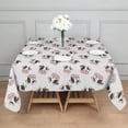 thumbnail image 3 of White Cow Head Pattern Square Tablecloth,Waterproof Square Table Cover,Wipeable Spillproof Washable Table Cover for Home Kitchen Party Decor 42"X42"(107x107cm), 3 of 6
