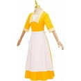 thumbnail image 3 of Princess Yellow Maid Dress Waitress Costume for Women, 3 of 7