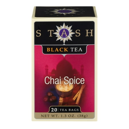 Stash Tea Chai Spice Black Tea, 20 Tea Bags, 38g