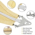 thumbnail image 3 of NAWAY 24'X24'X24' Triangle Shade Sail with Super Rings, 260GSM Heavy Duty Sun Shade， UPF50 Canopy for Patio Playground, Beige, 3 of 7