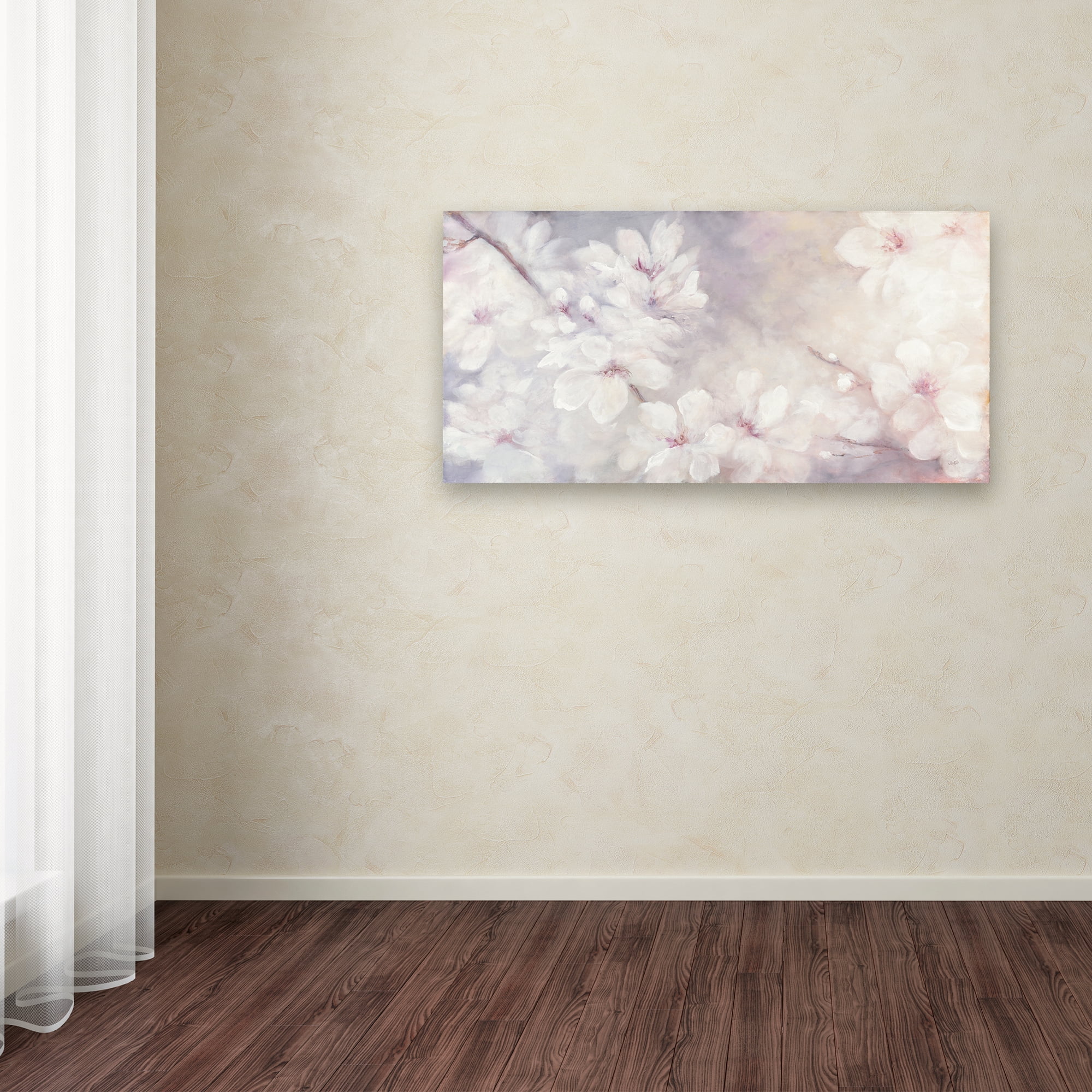 Trademark Fine Art 'Cherry Blossoms' Canvas Art by Julia Purinton