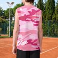 thumbnail image 4 of Ruyang 4th of July Tank Tops for Boys American Flag Graphic Sleeveless Sports Camisoles Summer Patriotic Active Tee Tops, 4 of 5