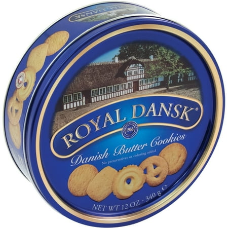 Royal Dansk Cookies, Danish Butter, 12 Oz