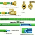 AmazingForLess Expandable Water Garden Hose 50ft Upgraded Leakproof