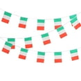 thumbnail image 5 of Banderín de banderas de Italia, 825 x 5,5 pulgadas, pequeño, con banderas de países y del mundo, ideal para inauguraciones, festivales, celebraciones deportivas y decoraciones., 5 of 5
