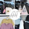 thumbnail image 1 of 2 ganchos ostentosos para asiento de coche, universales, para reposacabezas de asiento trasero de coche, con diamantes de imitación, organizadores, 1 of 7
