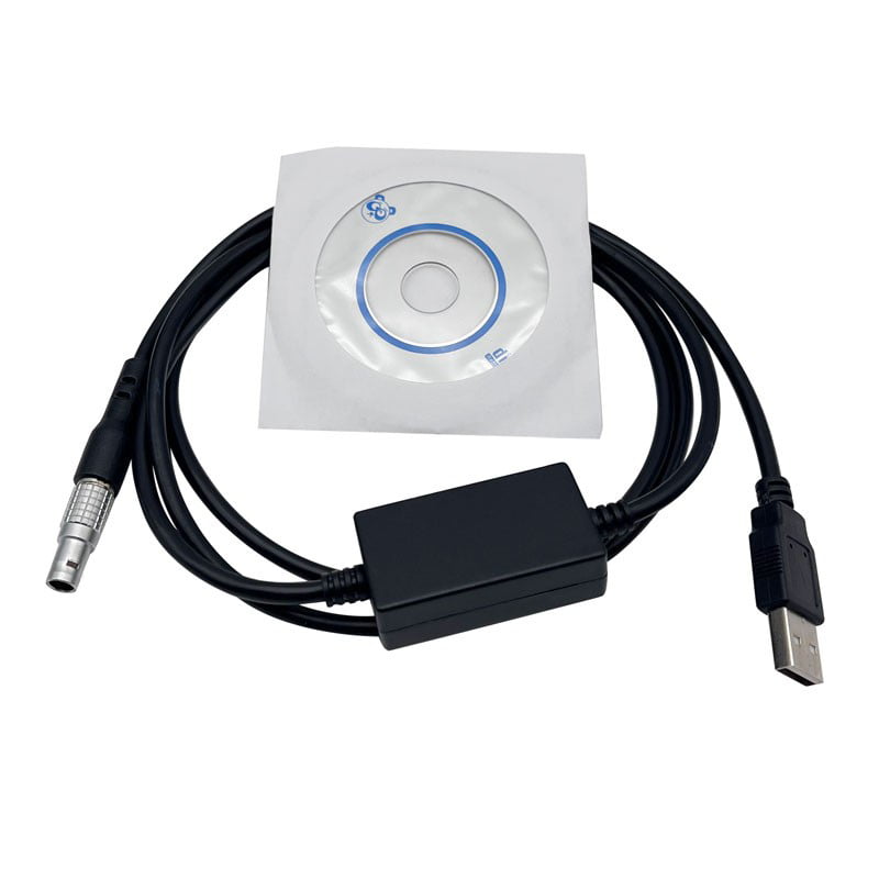 USB Data Download Cable for Windows 7 8 10 For Topcon Sokkia Gowin Total Station 