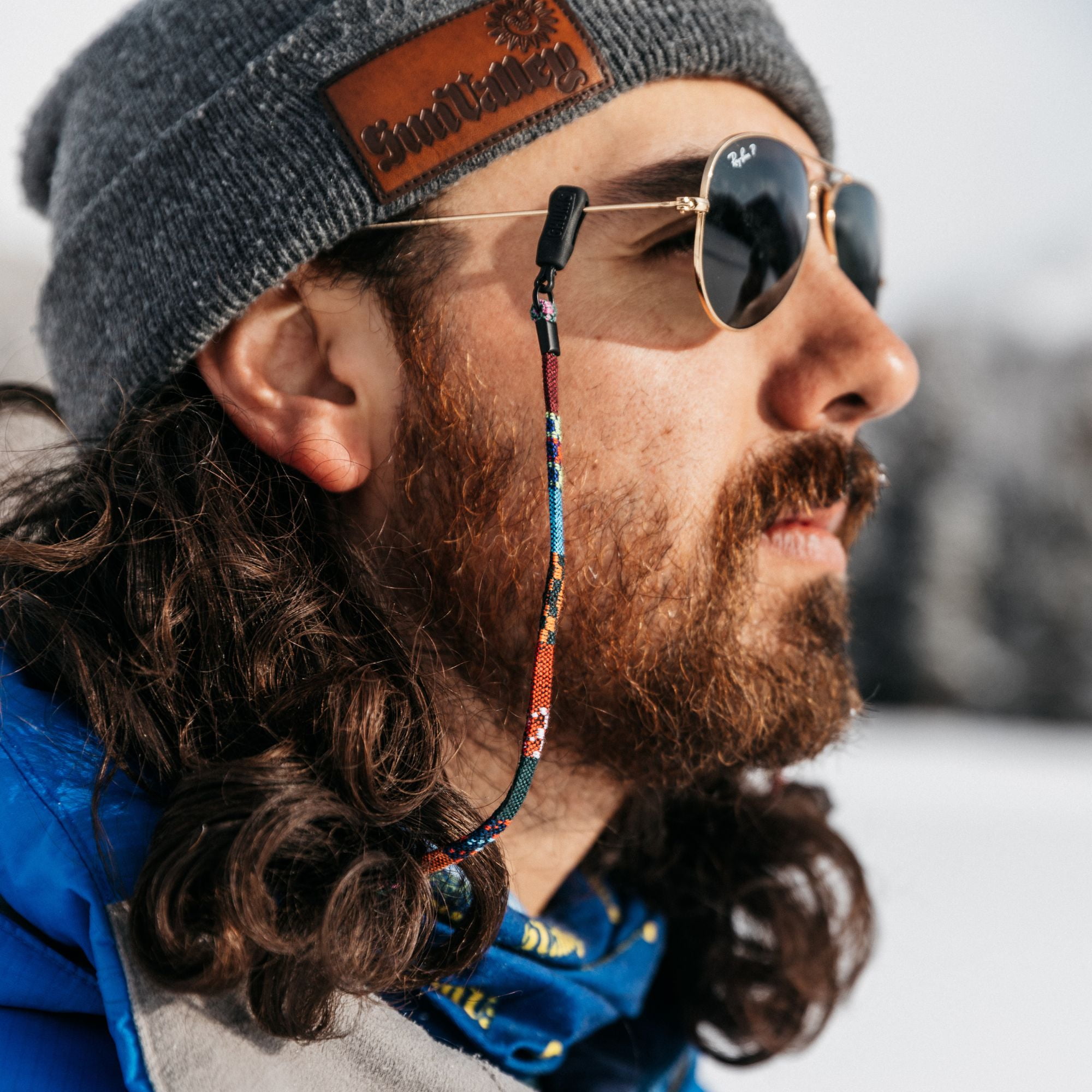 Chums Baja Urban Eyewear Retainer & Sunglass Strap for Men and Women - Rainbow