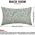 thumbnail image 6 of Orange Blue Ethnic Boho Pillow Covers 18X18 Inch Bohemian Carpet Vintage Couch Pillow Cases Rust Coral Floral Throw Pillows Set of 2 Rustic Home Decor for Living Room Bedroom Bed Cushion Outdoor, 6 of 6