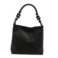thumbnail image 1 of Bolso con asa con cuentas para mujer bolso de hombro de moda de cuero PU bolso diario para mujer, 1 of 9