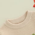 thumbnail image 3 of Toddler Baby Boy Girl Halloween Sweater Knit Chunky Pumpkin Sweaters Oversized Pullover Sweatshirt Tops Fall Winter Clothes, 3 of 8