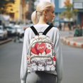 thumbnail image 7 of JIALIOU Mini Backpack Purse for Women Quilted Casual Daypack Small Travel Shoulder Bag, Dogs Heart-shaped Balloons, 7 of 7