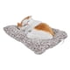 thumbnail image 4 of Adorno para gato Jadeshay gato de simulación juguete de peluche suave Amarillo Blanco, 4 of 8