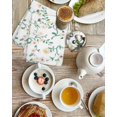 thumbnail image 4 of Spring Flowers Kitchen Dish Towels for Drying Dishes Set of 2, Yellow Pink Floral Leaves Country Farm Plants Waffle Weave Microfiber Hand Tea Bathroom Towels Quick Dry & Absorbent Towel 15.7x23.6, 4 of 7