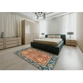 thumbnail image 4 of Ahgly Company Indoor Rectangle Abstract Camel Brown Oriental Area Rugs, 3' x 5', 4 of 6