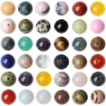 thumbnail image 2 of Multicolor 100PCS 8mm Natural Stone Beads Round Loose Gemstone Stone Beads for, 2 of 4