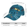 thumbnail image 5 of Goofa Construction Trucks Printed Baseball Cap for Men and Women - Adjustable Unisex Hat for Sports and Casual Wear,Sun protection Casual Outdoor Everyday Fashion Cap, 5 of 9