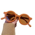 thumbnail image 1 of SUNSIOM Lunettes UV400 Unisexes pour l'Extérieur, Lunettes de Soleil Rondes pour Bébé pour Fête, Plage, 1 of 9