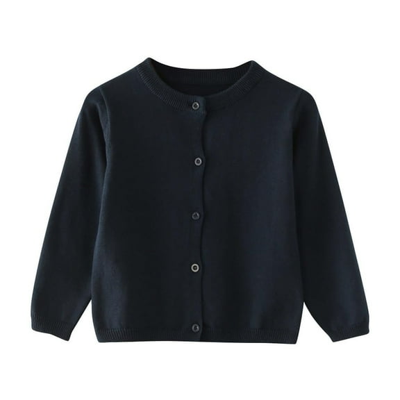 FamilyThread Boys Girls Knit Long Sleeve Fashion Long Sleeved Fashion Cardigan Coat Shrug For 1-5Y