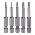 thumbnail image 1 of Uxcell TA1.8-TA3.0 Destornillador Magnético en Forma de Triángulo Bit 1/4" Hex Shank 2" Longitud Destornillador, 5 Paquete, 1 of 6