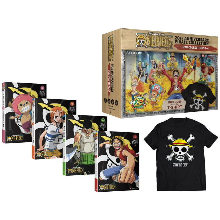 One Piece: 20th Anniversary Pirate Collection Giftset (Walmart Exclusive)  (DVD + T-shirt) 