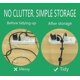 thumbnail image 5 of 50 pcs Scratch Serre Cable Bande,Sangle Rutilisable Cble Management Facile Couper pour Attacher Les Cbles, Fils PC/lectriques, Noir,150mmx12mm, 5 of 5