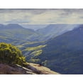 thumbnail image 2 of Gercken, Graham 24x20 Gold Ornate Wood Framed with Double Matting Museum Art Print Titled - Blue Mountains, 2 of 4