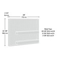 thumbnail image 4 of Sauder Craft Pro Series® Wall Mount Peg Board, White, 423411, 4 of 8