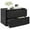 Black, variant on Giantex 2-Drawer Stackable Dresser, Lateral File Cabinet, Drawer Chest w/Anti-Topping Kits, Black
