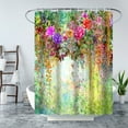 thumbnail image 1 of Polyester Waterproof Shower Curtain Toilet Partition Bathroom Curtain Non-perforated Anti-fog Anti-mildew Shower Curtain 0.9M * 1.8M, 1 of 7