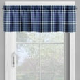thumbnail image 4 of Ambesonne Plaid Valance & Curtain, Classic Crossing Lines, 55"x45", Dark Lavender Indigo, 4 of 7