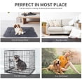 thumbnail image 3 of Alfombrilla lavable a máquina para perros, funda reversible para cama de perro, cama para mascotas utilizable (100 cm/75 cm, gris oscuro), 3 of 5