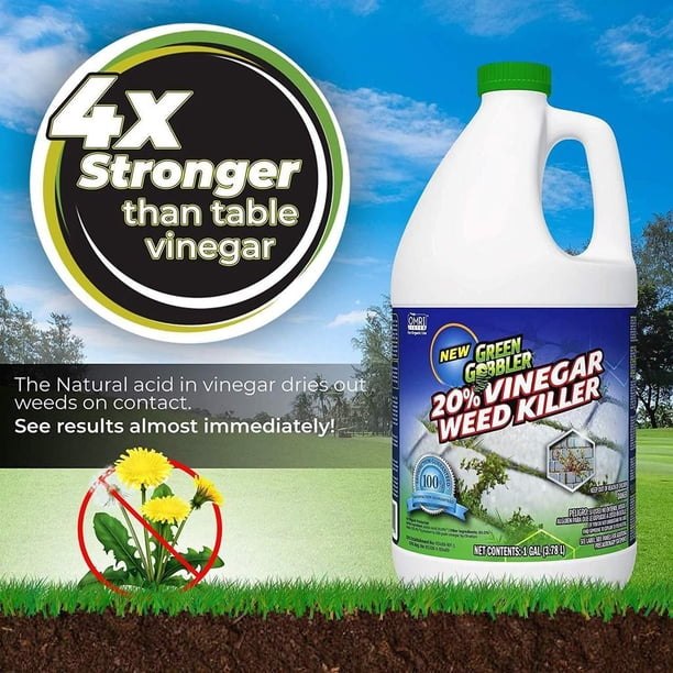 Green Gobbler 20% Vinegar Lawn Liquid | Organic Weed & Grass