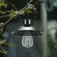 thumbnail image 4 of Zootealy Solar-Powered Hanging Wall Lamp with Light Control Technology, High Conversion Solar Panel, and 600mAh Rechargeable Battery - Black, Pack of 12, 4 of 6
