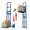 Ascent height 6.5ft, variant on Heavy-Duty Vertical Lift Table, 2200 lbs Capacity, 6.5 ft Lift, Wireless Remote Hydraulic System, 39.4 x 39.4 Inch Footprint