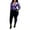 Purple, variant on Women's Spring Fashion Sexy Sequin Casual Two Piece Set Sweatsuits with Sweatpants Two Piece Workout Sets for Women Outfits Silver Size Xl