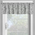 thumbnail image 2 of Ambesonne Geometric Valance Pack of 2, Vintage Lines Circles, 54"X18", Black White, 2 of 5