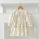 thumbnail image 1 of Nueva ropa de primavera para bebés, mono con solapa de encaje infantil, vestido de princesa bordado bonito para niñas, vestido de hermanas coreanas, 1 of 6