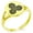 Gold, variant on Stainless Steel Kasai Samurai Crest Minimalist Oval Top Polished Statement Signet Ring