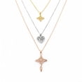 thumbnail image 1 of MOON & SELF Set Joyería Trinidad Sagrada Triple Baño Oro 18k Tricolor, 1 of 5