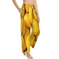 thumbnail image 2 of Fotbe Ripe Yellow Lemon Women's Pajama Pants,Sleepwear Pants,Pj Bottoms Drawstring And Pockets-X-Large, 2 of 9