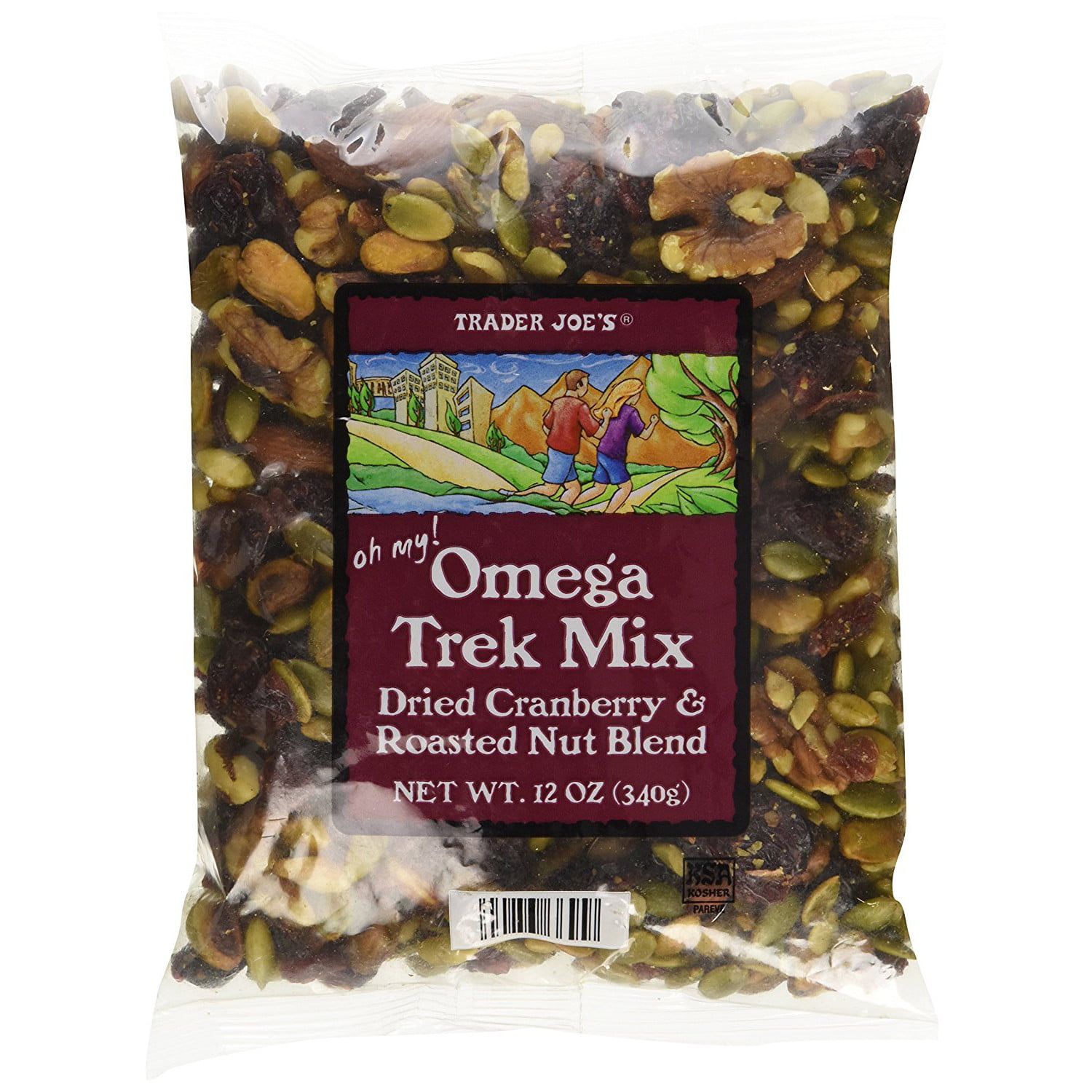 trader joe's omega trek mix nutrition