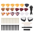 thumbnail image 4 of Juego de accesorios para guitarra, clavijas de puente, púas de celuloide, tuercas, selletas, quitaclavos y piezas de repuesto., 4 of 14