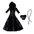 thumbnail image 2 of 1: 6 gótico Trajes de muñecas femeninas para figuras de acción pulgadas Zulema Ropa de figura de acción, 2 of 8