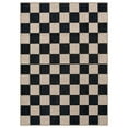 thumbnail image 4 of Lahome 5'x7' Checkered Easy Jute Area Rug,Outdoor Patio Rug Washable Rugs for Entryway Checkerboard Indoor Outdoor Living Room Classroom Rugs,Farmhouse Neutral Non Slip Black Carpet for Bedroom, 4 of 8