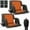 Wide 21" w/2 Packs, variant on SLSY Heated Stadium Seat Bleacher Seat with Back & Arm Support, Portable 6 Reclinng Positions Stadium Seating for Bleachers, Bleacher Seats for Sports Events, Outing, Travelling, Hiking